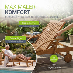 Opvouwbare tuinligstoel SunScape