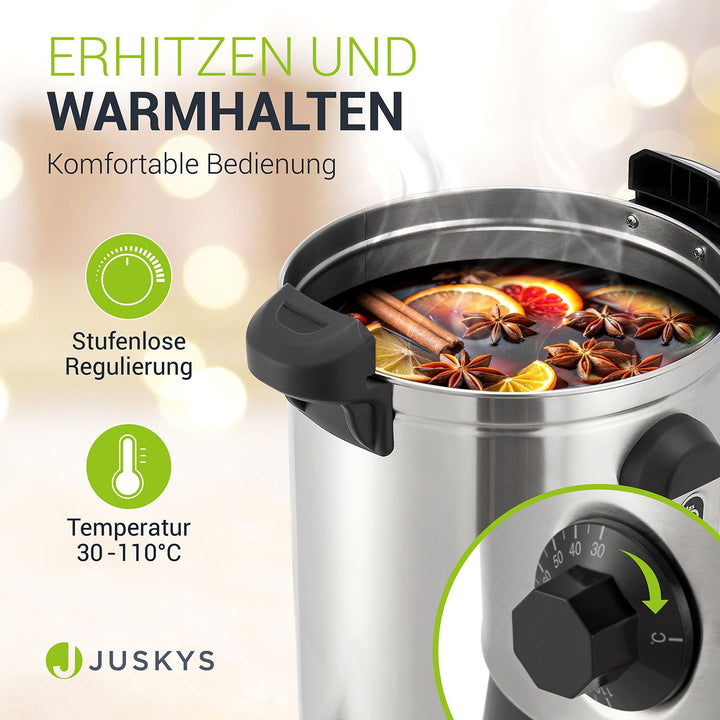 Glühwein kooktoestel Teramo 7l of 10l