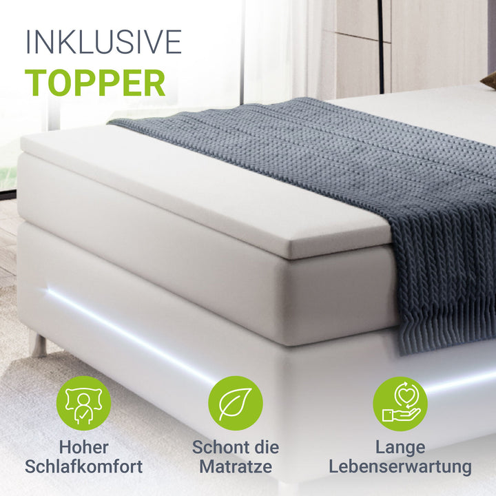 Boxspringbed Norfolk - kunstleer