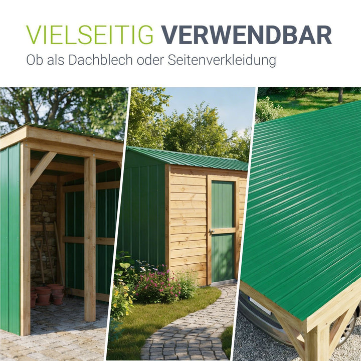 Trapeziumplaat voor het dak van staal