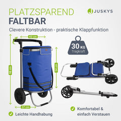 3in1 winkelwagentje - 56 L capaciteit