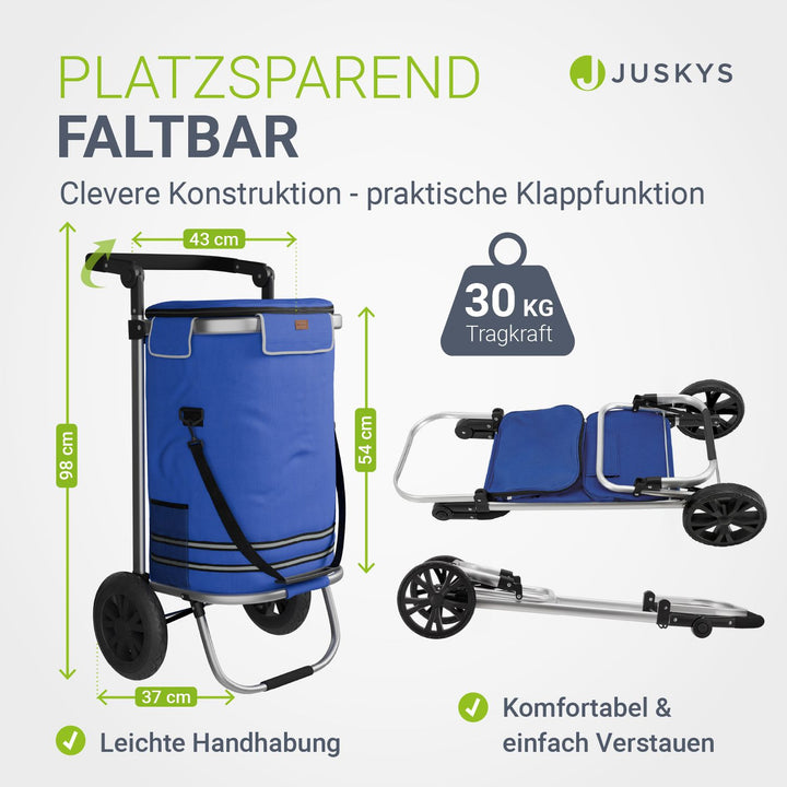3in1 winkelwagentje - 56 L capaciteit