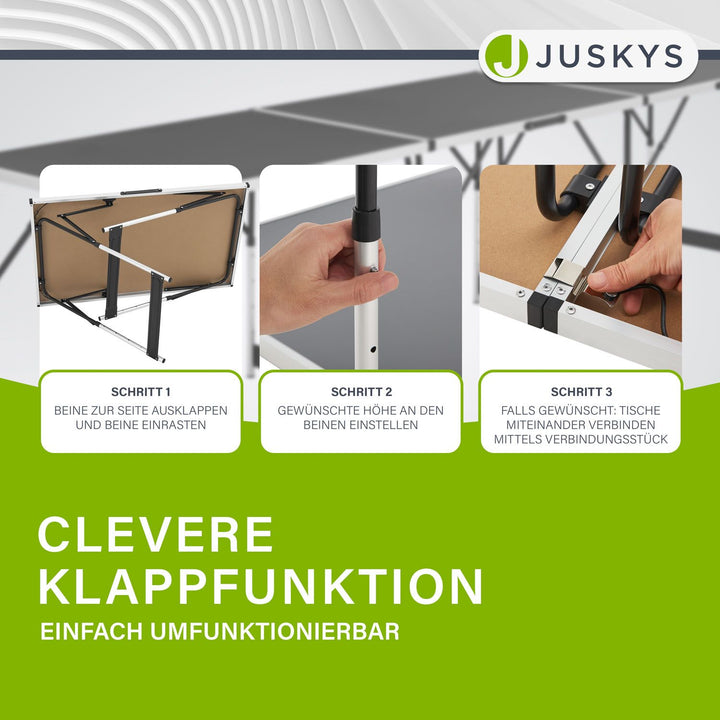 Alu multifunctionele tafel 3-teilig
