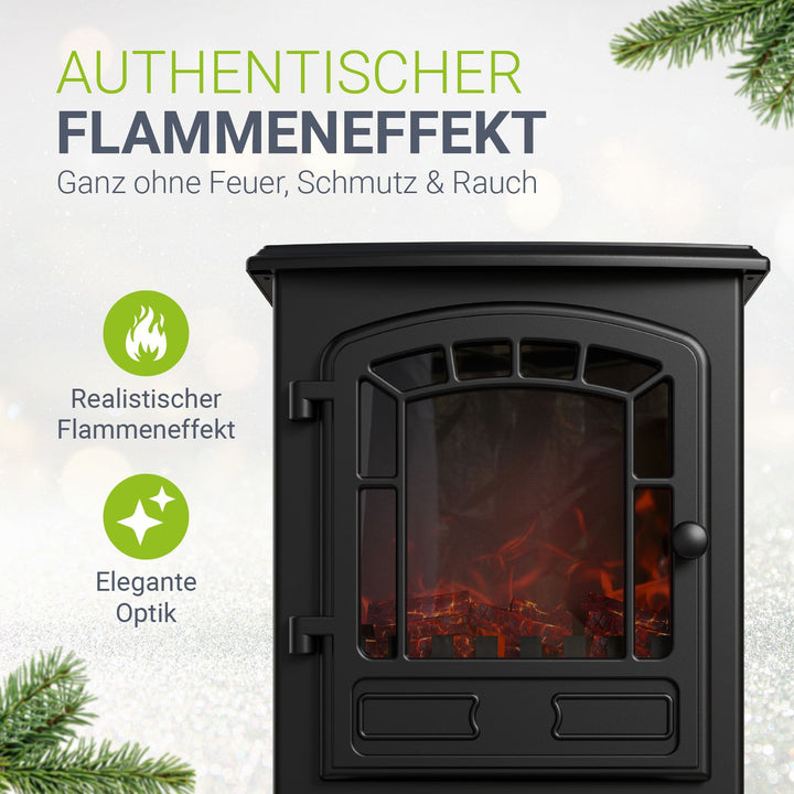 Elektrische open haard 2000W met vlameffect