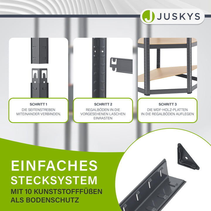 Hoekplank Corner Easy 160 x 75 x 40-75 cm