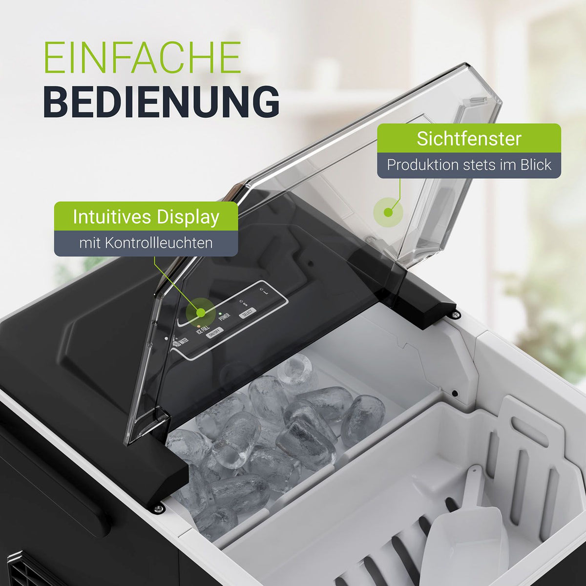 IJsblokjesmachine met zelfreiniging IceOracle