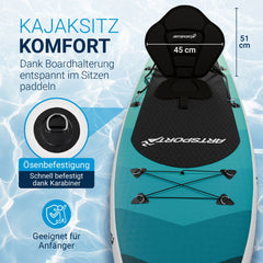 Staan Up Paddling Board met kajakstoel