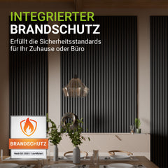 Akoestische panelen houtlook 4er Set