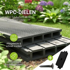 WPC terrasplanken in grijs