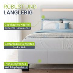 Gestoffeerd bed Paris