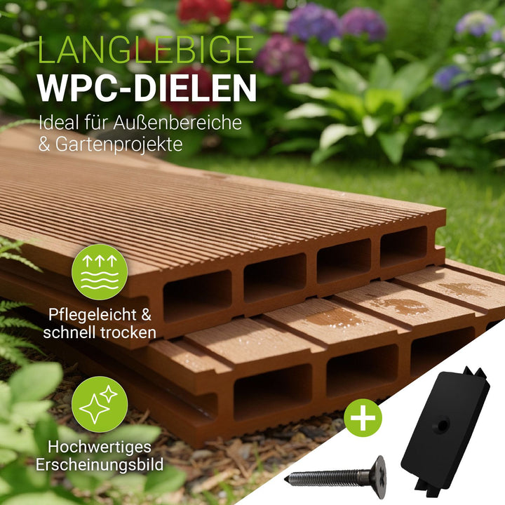 WPC teakhouten terrasplanken