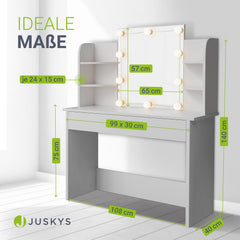 Make-uptafel Bella mit LED verlichting