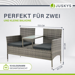 Polyrattan bank Monaco