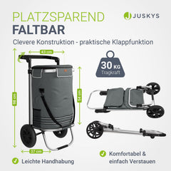3in1 winkelwagentje - 56 L capaciteit