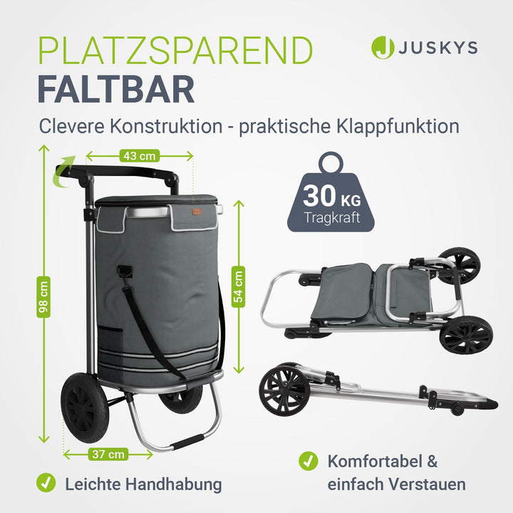 3in1 winkelwagentje - 56 L capaciteit