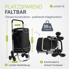 Trapklimmer met boodschappentrolley