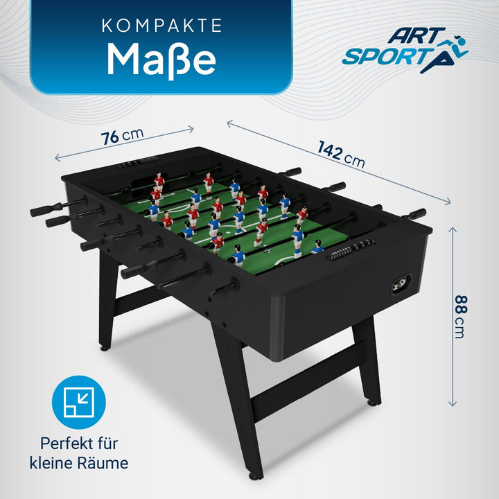 Tafelvoetbaltafel voor kinderen en volwassenen