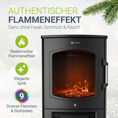 Elektrische haardkachel 1800W met vlameffect