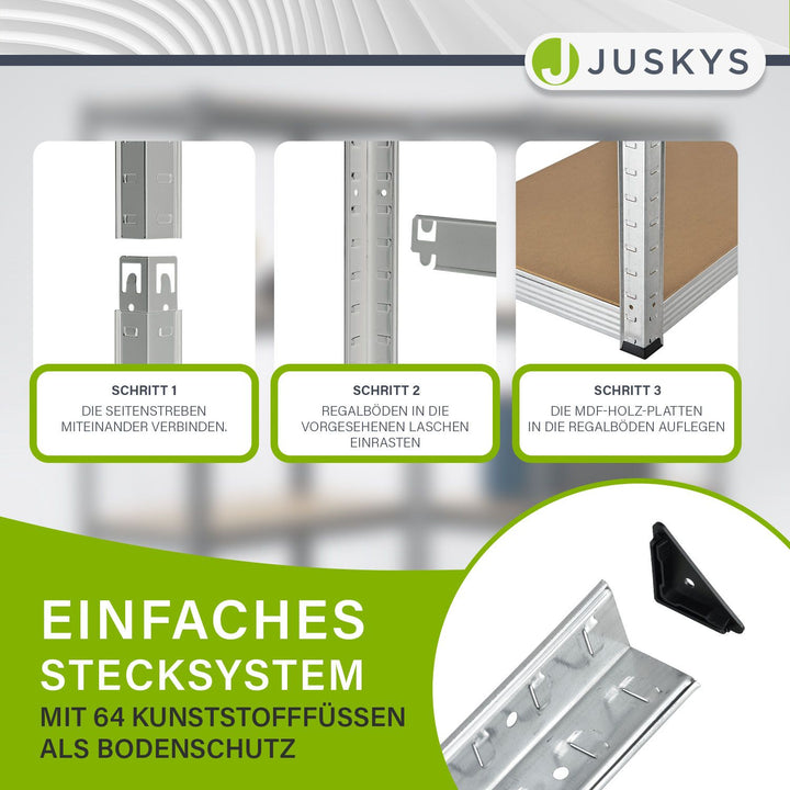 Opbergrek Basic 2er bis 8er Set 180 x 90 x 40 cm
