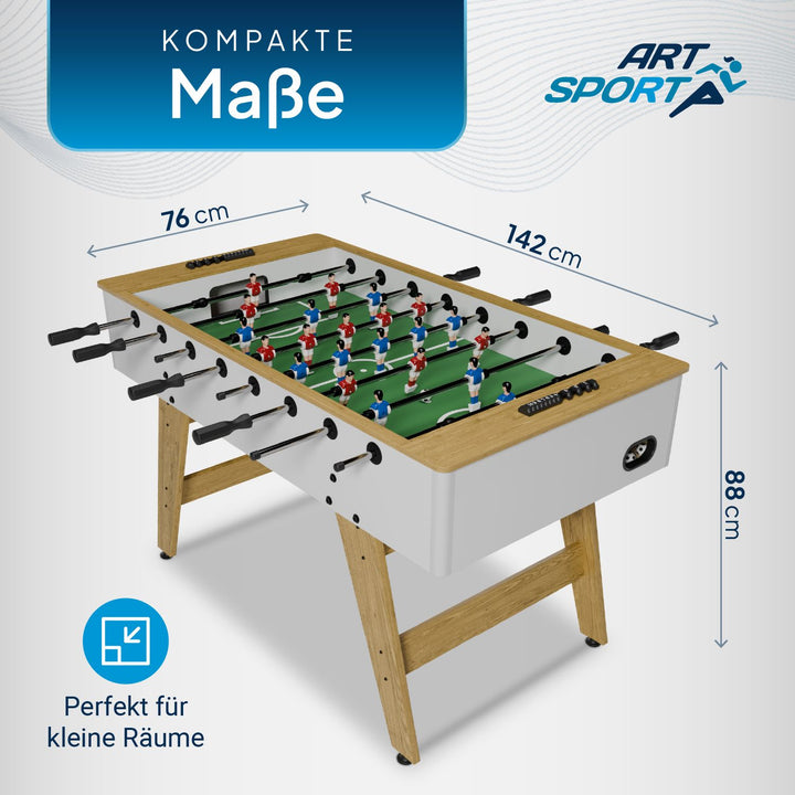 Tafelvoetbaltafel voor kinderen en volwassenen