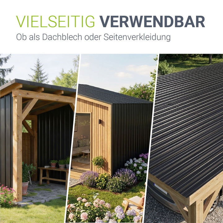 Trapeziumplaat voor het dak van staal