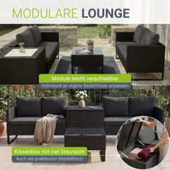 Tuinlounge voor 4 mensen Santorini
