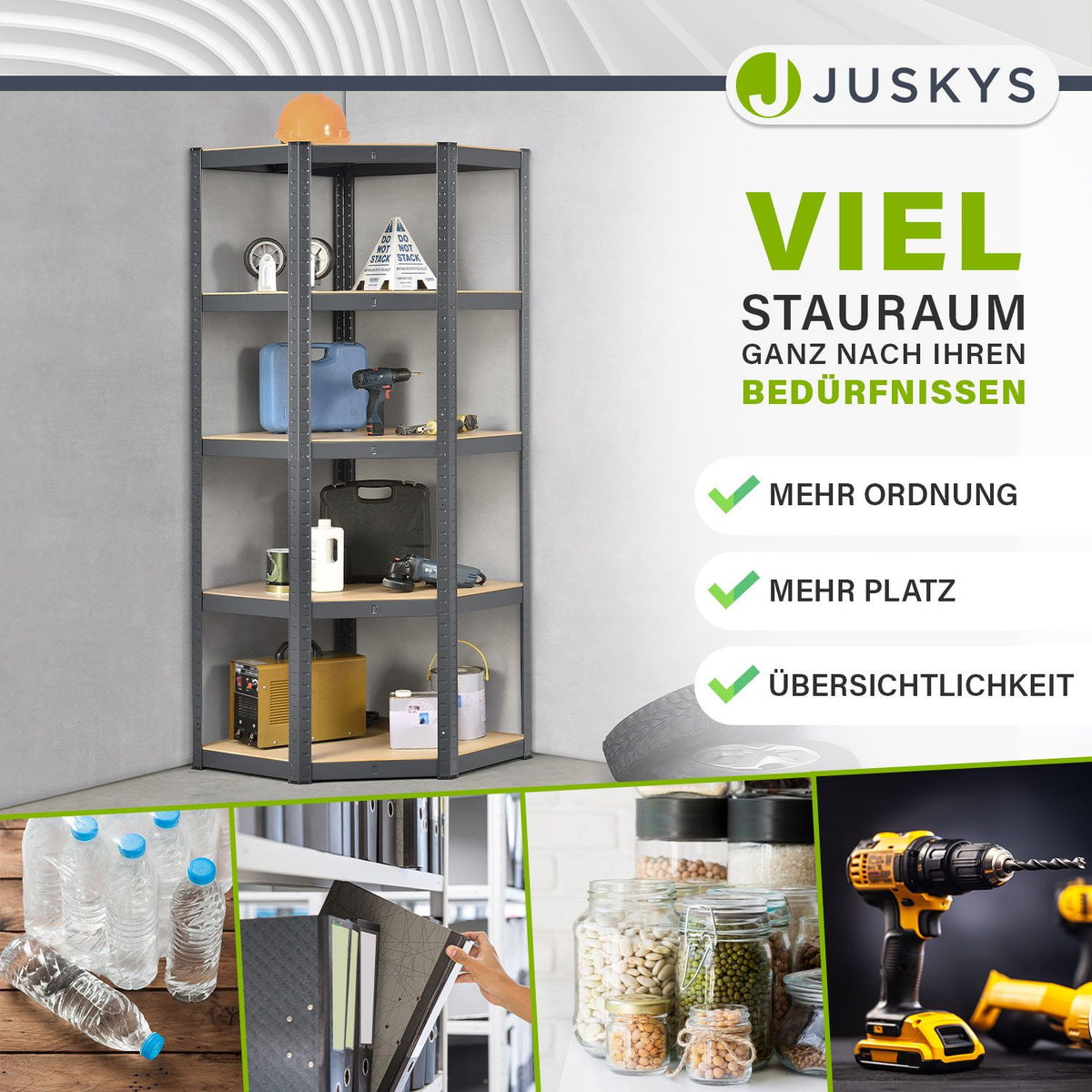 Hoekplank Corner Basic 180 x 70 x 40 cm