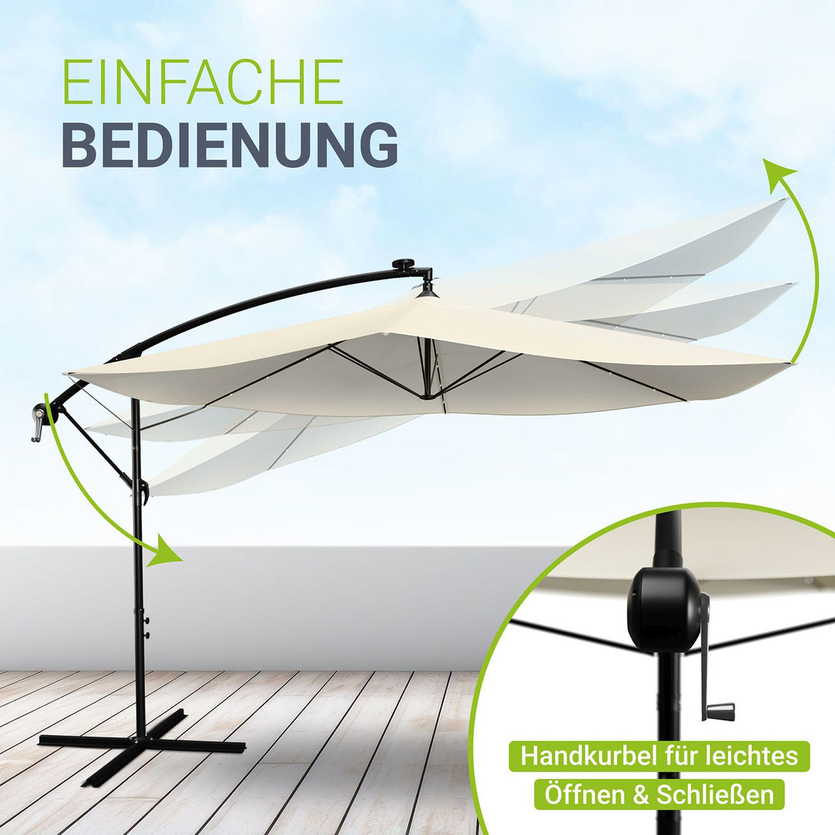 LED zweefparasol Brazil