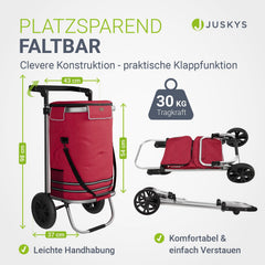 3in1 winkelwagentje - 56 L capaciteit