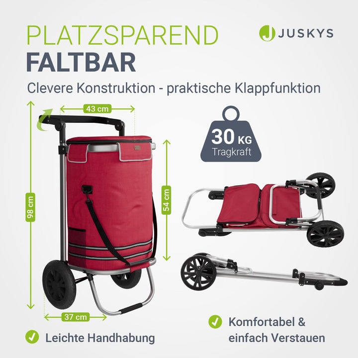 3in1 winkelwagentje - 56 L capaciteit