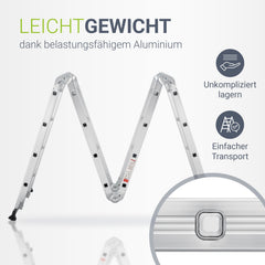 Aluminium multifunctionele ladder