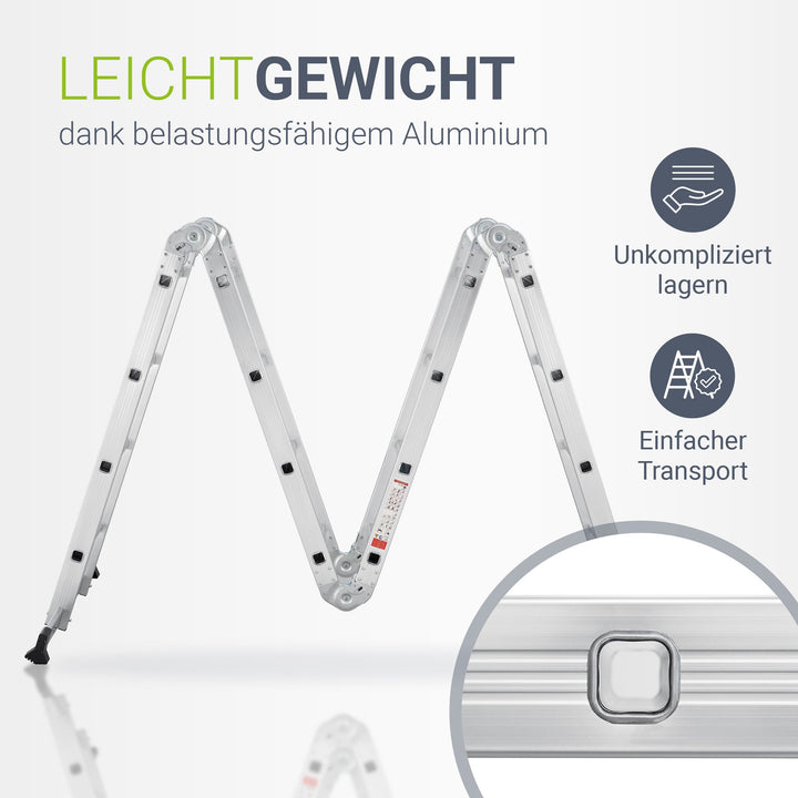 Aluminium multifunctionele ladder