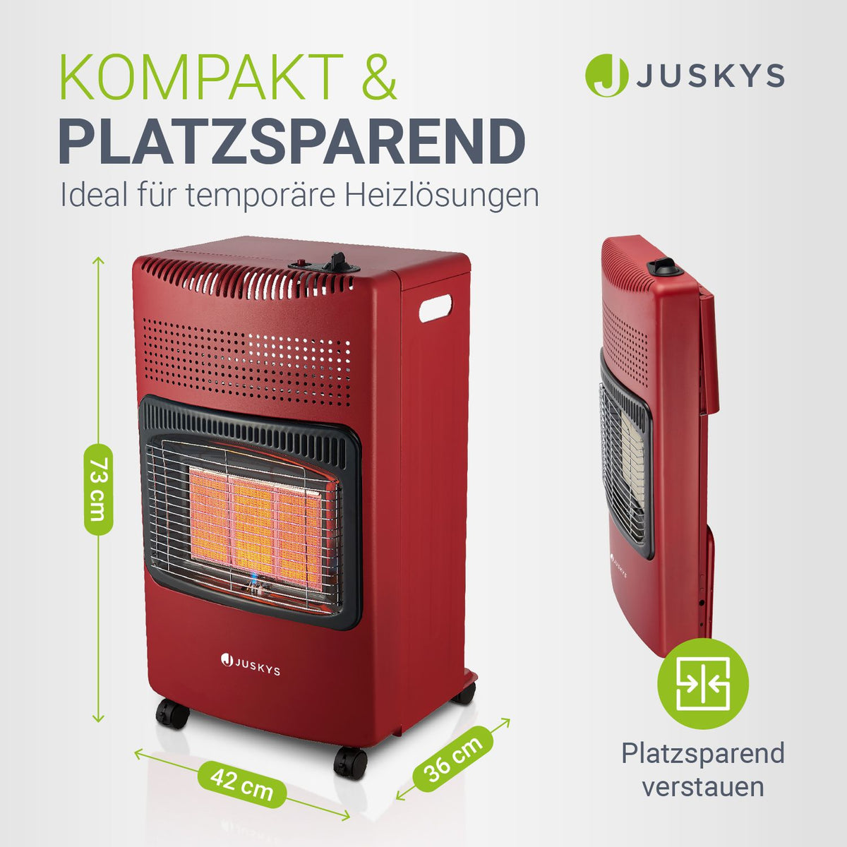 Gaskachel voor binnen