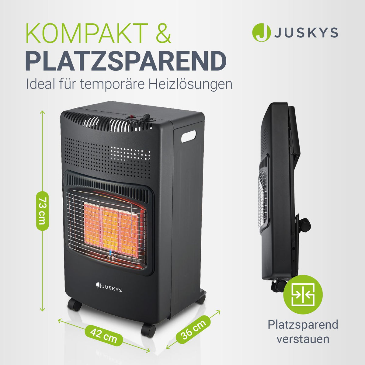 Gaskachel voor binnen
