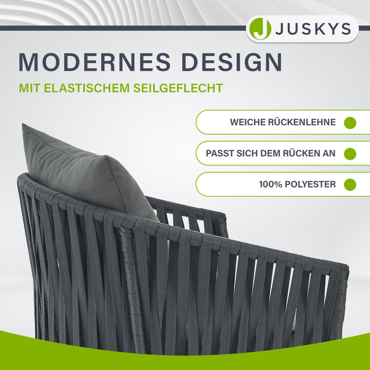 2er-Set Rope stoelen