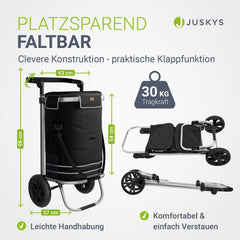 3in1 winkelwagentje - 56 L capaciteit