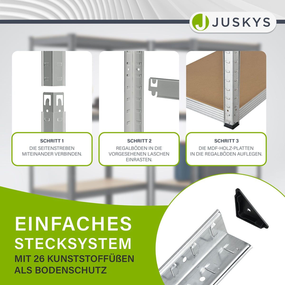 3er rekkensysteem 1 Corner & 2 Basic