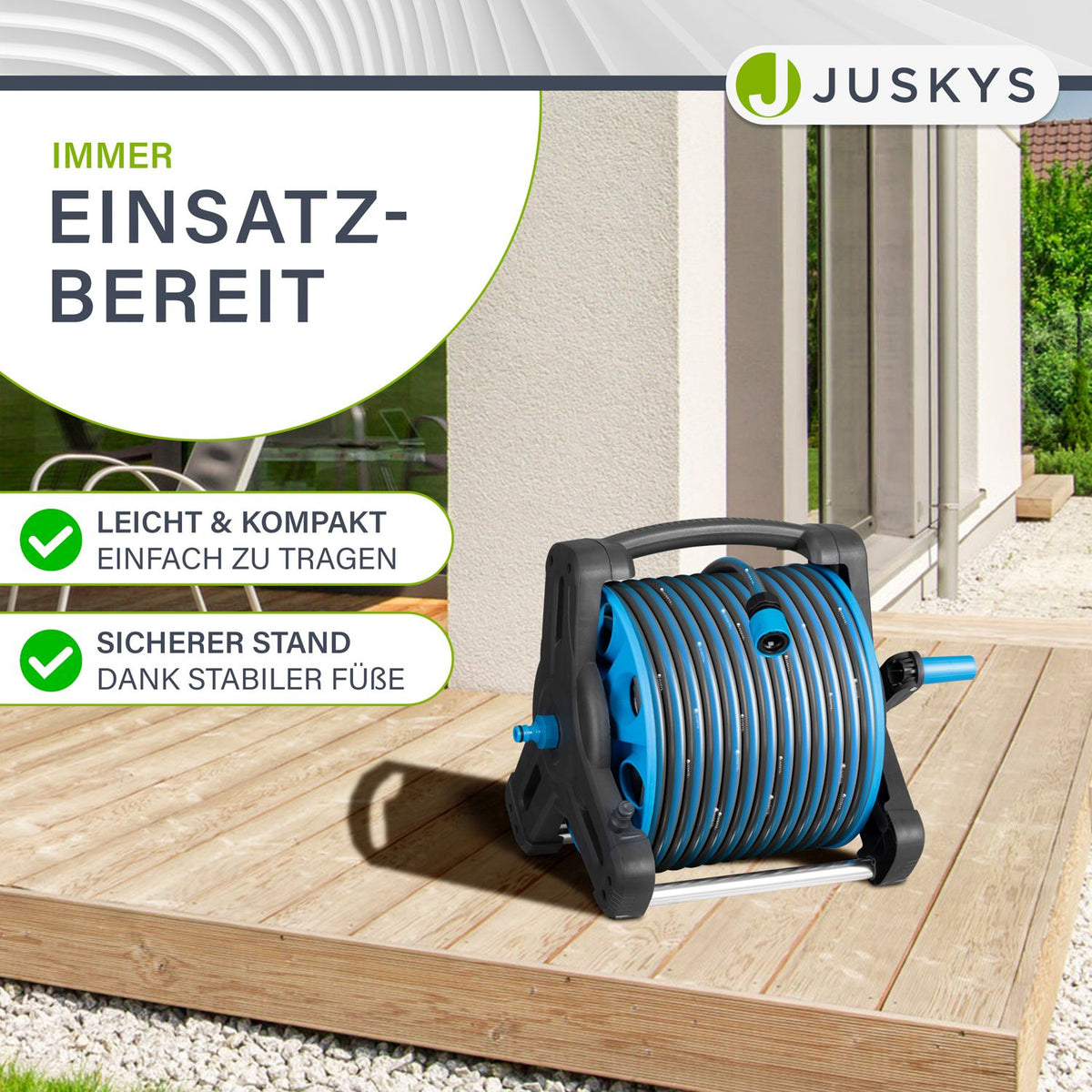 Mobiele slanghaspel Basic 30 m