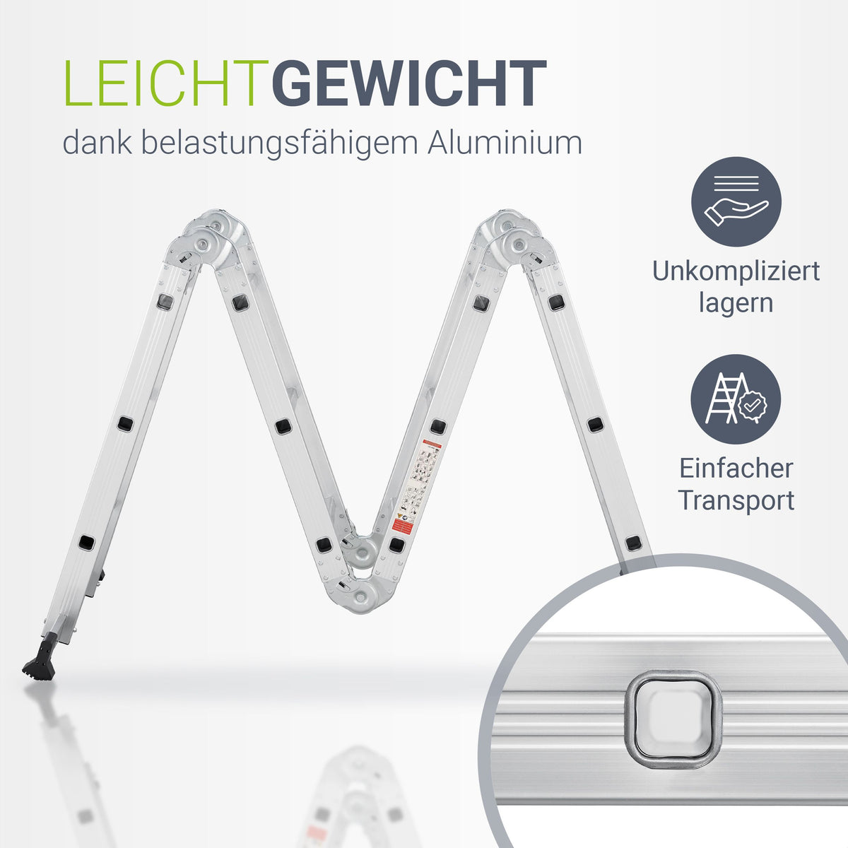 Aluminium multifunctionele ladder