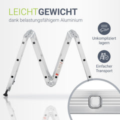 Aluminium multifunctionele ladder