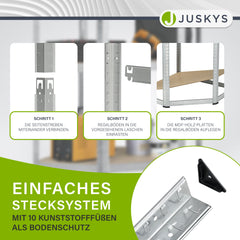 Hoekplank Corner Easy 160 x 75 x 40-75 cm