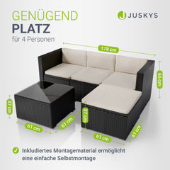 Polyrattan lounge Punta Cana