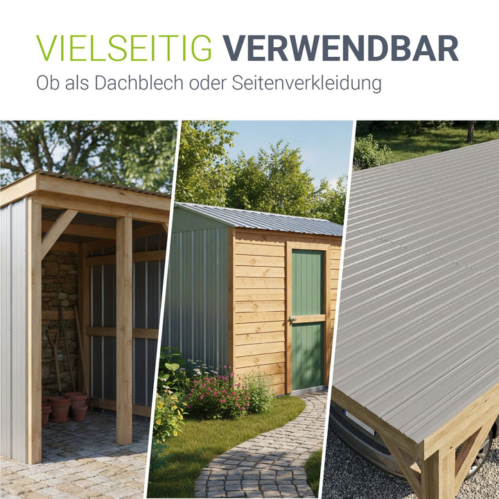 Trapeziumplaat voor het dak van staal
