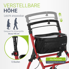 Rollator voor het appartement