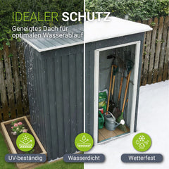 Metalen gereedschapsschuur