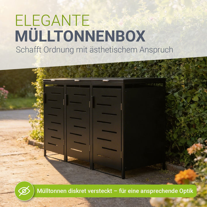 Metalen vuilnisbak doos Arel