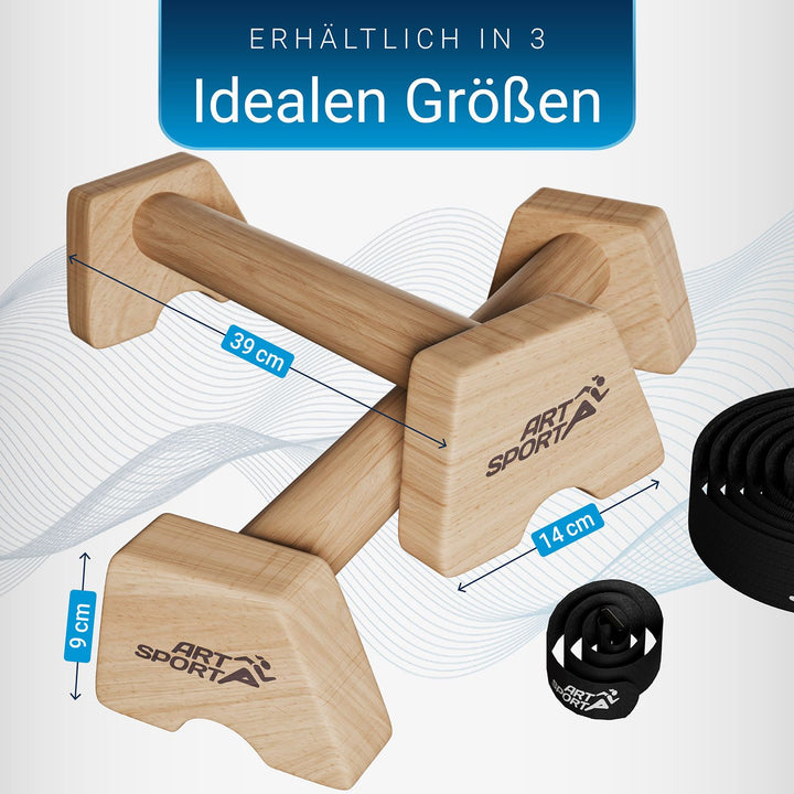 Houten opdrukstangen