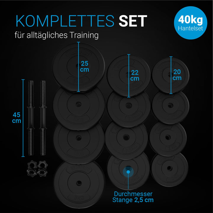 Halterset 40 kg