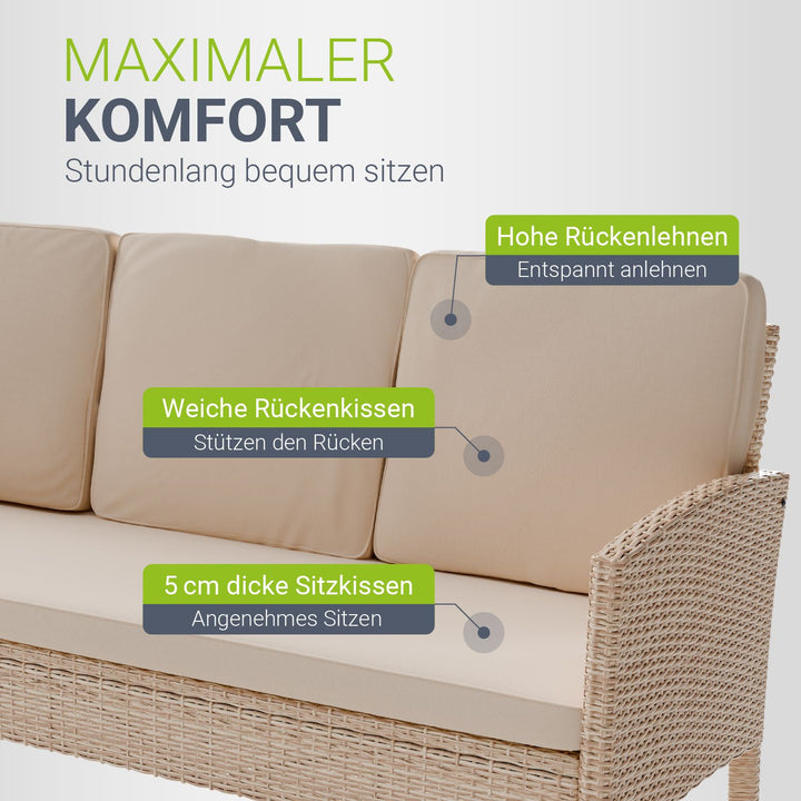 Rattan zitgroep Turin