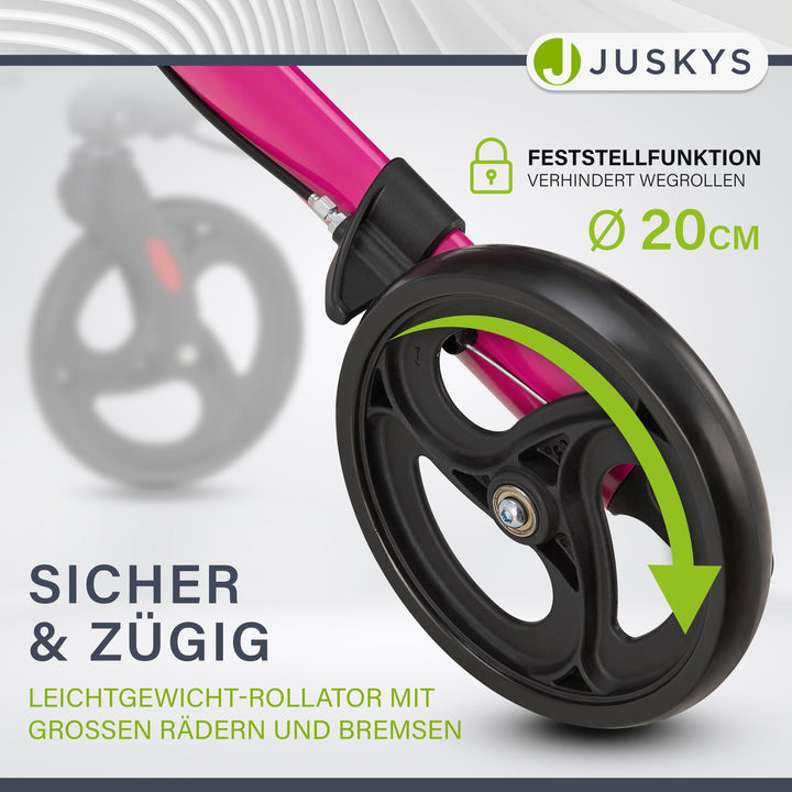 Aluminium rollator Vital met zitje